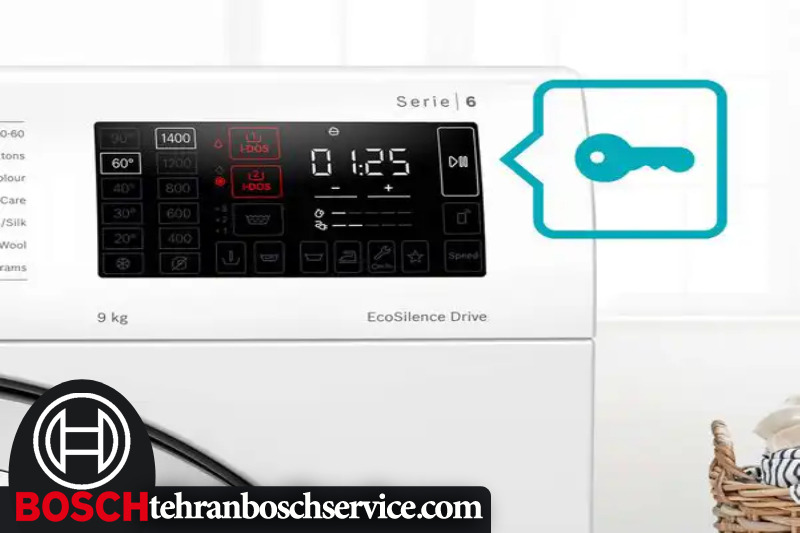 فعال کردن قفل کودک ماشین ظرفشویی